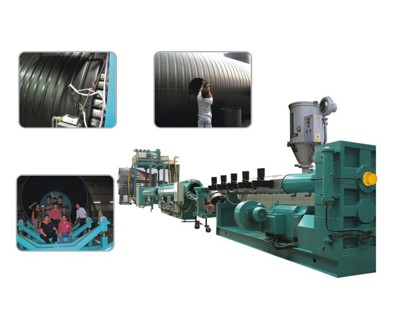 Type A Structural Wall Winding Pipe character နှင့် အားသာချက်များအတွက် စိတ်ကြိုက် Extrusion Equipment